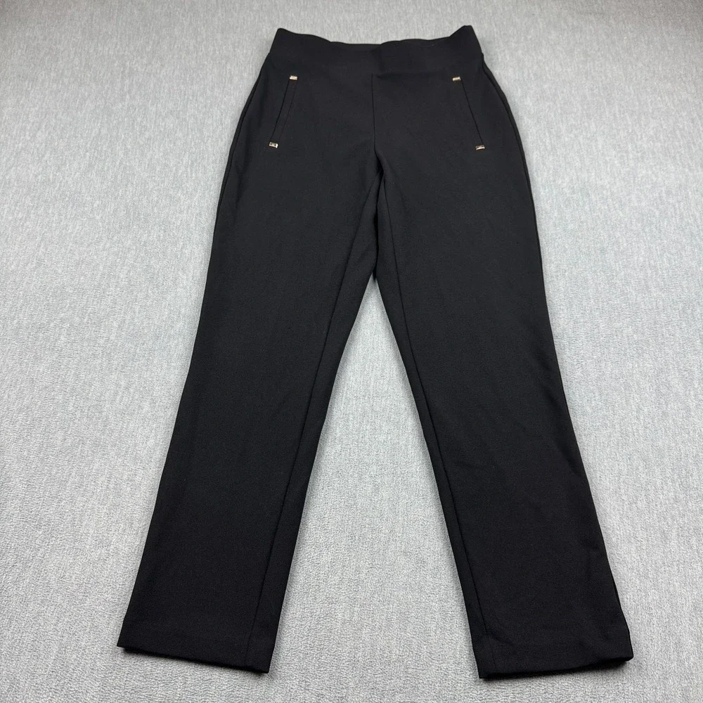 Michael Kors Pants Womens Small Black High Waisted Pull On Skinny Stretch Casual